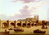 John Paul The Thames At Westminister painting